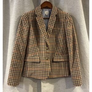 J. Crew Schoolboy‎ Preppy Wool Blend Blazer Size 6 Women's Academia